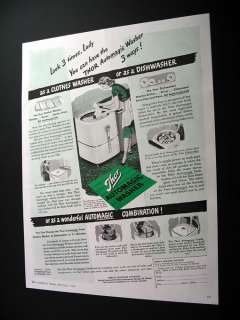 Thor Automatic Washing Machine washer 1946 print Ad  