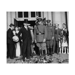 General Pershing with Woodrow Wilsons Vice President Marshall on 