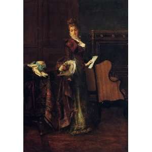 Hand Made Oil Reproduction   Alfred Stevens   24 x 34 inches   The 