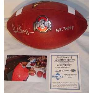Archie Griffin Signed Football   Ncaa