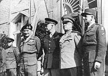 the supreme commanders on june 5 1945 in berlin bernard montgomery 