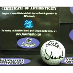  Beth Daniel Autographed Golf Ball