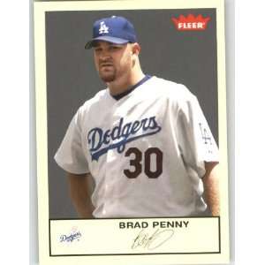 2005 Fleer Tradition Gray Backs #28 Brad Penny   Los Angeles Dodgers 