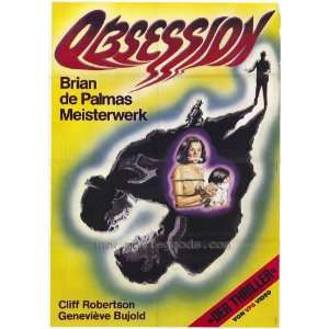 Obsession Poster German 27x40 Cliff Robertson Genevieve Bujold John 