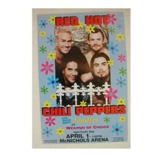   Red Hot Chili Peppers Handbill Poster Dave Navarro Era