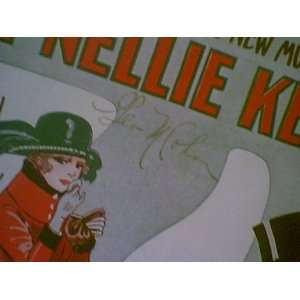 Cohan, George M. Nellie Kelly I Love You 1922 Sheet Music Signed 