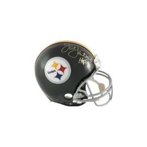 Jack Lambert Hall of Famer Pittsburgh Steelers Autographed Mini Helmet 