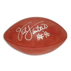 Jack Lambert Autographed/Hand Signed NFL Football Inscribed HOF 90