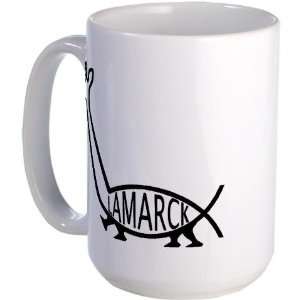  Lamarck Fish Funny Large Mug by CafePress: Everything Else