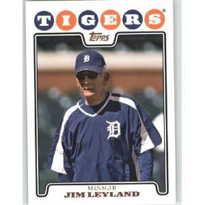  2008 Topps #325 Jim Leyland MG   Detroit Tigers (Baseball 