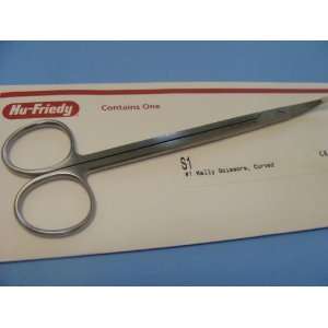 Medical Dental Scissors Kelly Curved No 01 Size 6 1/4 S1 Hu Friedy 