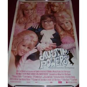 Mike Myers   Austin Powers   Signed Autographed 27x40 Movie Poster