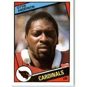 1984 Topps # 338 Ottis Anderson St. Louis Card   Shipped In Protective 