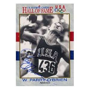  Will Parry OBrien Autographed / Signed 1991 USA Olympics 