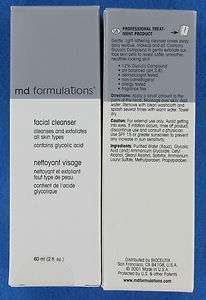 Md Formulations Facial Cleanser with Glycolic Compound Brand NEW in 