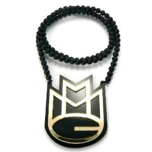 Gold Rick Ross MMG Maybach Music Group Pendant with a 36 Inch Homica 