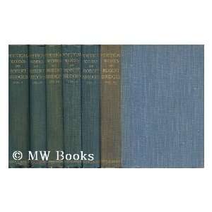   Works of Robert Bridges Robert Seymour (1844 1930) Bridges Books