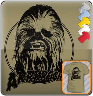   Wookie Movie Character Funny Retro T shirt. Mens Sizes: S   XXL  