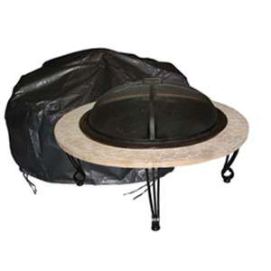 WT Living Large Outdoor Round Fire Pit Vinyl Cover 690730021262  