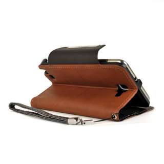 NEW SAMSUNG Galaxy Note Leather Case Cover Flip Clutch Stand Diary 