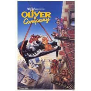  Oliver & Company (1988) 27 x 40 Movie Poster Style B