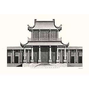 Chinese Architecture Bw By Sir William Chambers Highest Quality Art 