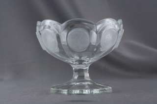 Vintage Fostoria Coin Glass Clear Avon 1977 Jelly Bowl  