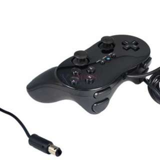 Black Round Interface games Controller for GameCube wii  
