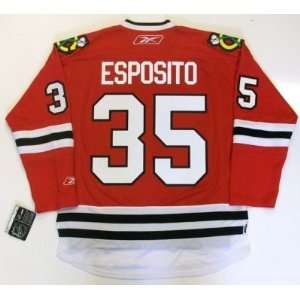 Tony Esposito Chicago Blackhawks Real Rbk Jersey