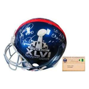 Victor Cruz SB XLVI Champs Autographed New York Giants Authentic 