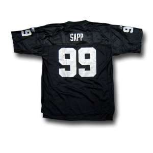 Warren Sapp #99 Oakland Raiders NFL Replica Player Jersey By Reebok 