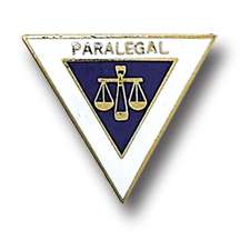   new Paralegal Scales of Justice gold plated pin with a safety catch