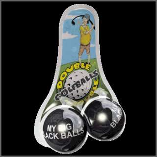 MY BIG BLACK BALLS   funny golf gag prank joke novelty  