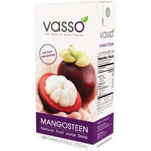 VASSO Mangosteen Natural Fruit Juice Drink 24.5 fl. oz. (750 ml 
