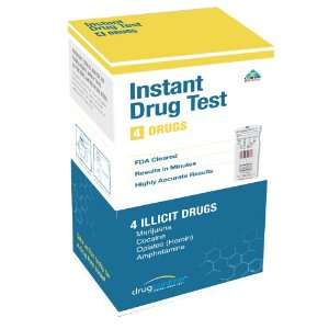  DrugConfirm Advanced Urine Drug Test Kit, 4 Panel, 0.20 