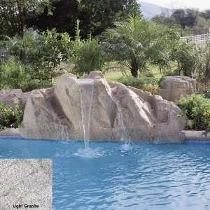   Pool Side Waterfall, 87 x 36 x 26   Light Granite w/ Pump