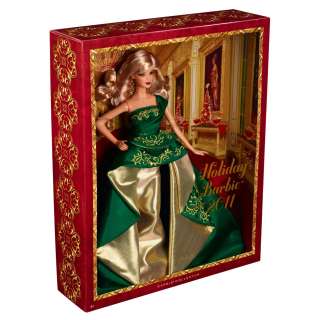 holidays with this glamorous barbie collector doll 2011 holiday barbie 
