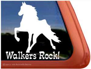   ! High Quality Tennessee Walking Horse Trailer Window Sticker Decal
