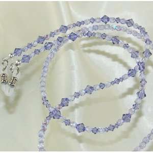   Crystal Tanzanite Blue Violet Eyeglass Holder Chain: Everything Else