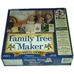  Family Tree Maker Deluxe 15 CD Set (Version 6) Software