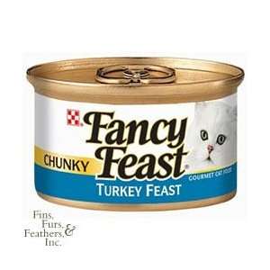  Fancy Feast Chunky Turkey Feast Canned Cat Food 24   3oz 