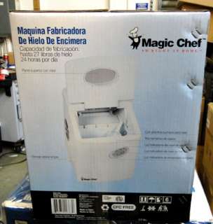   Chef MCIM22TW up to 27 lb. Counter Top Ice Maker (White) NEW  