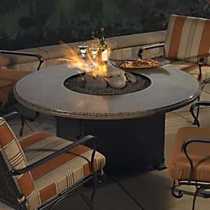    OW Lee 2 piece Vesuvius Chat Height Fire Pit 