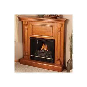  Pillar Corner Fireplace Mantel   Real Flame 1850