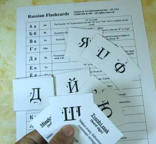 Learn Russian Flashcards – Read, Write & Pronounce Russian Words 