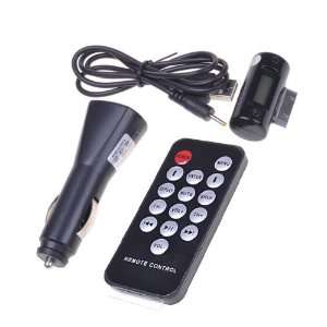  Wireless FM Transmitter + Car Adapter Charger for Apple 