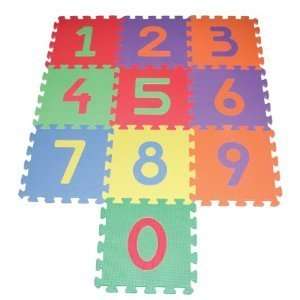   Learning Foam Mats (0 9)   Each Tile 12 X 12 X ~3/8 Thick Baby