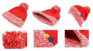 NWT Kids Baby Boys & Girls Knit Hat & Scarf Set 4 Colors Red/Pink 