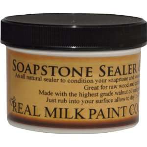  Real Milk Paint Soapstone Sealer and Wood Wax   16 oz 