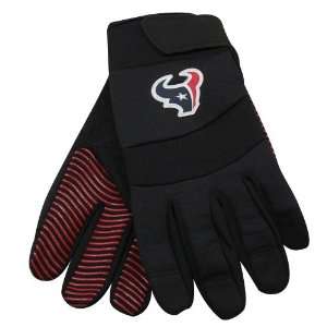  NFL McArthur Houston Texans Black Deluxe Utility Work Gloves 